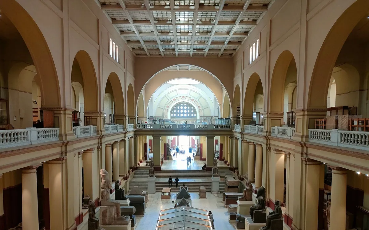 Inside the Egyptian Museum in Cairo