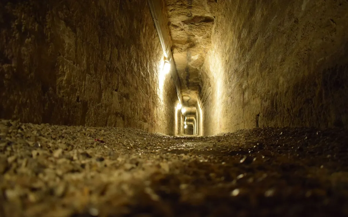 Ancient catacombs in Alexandria