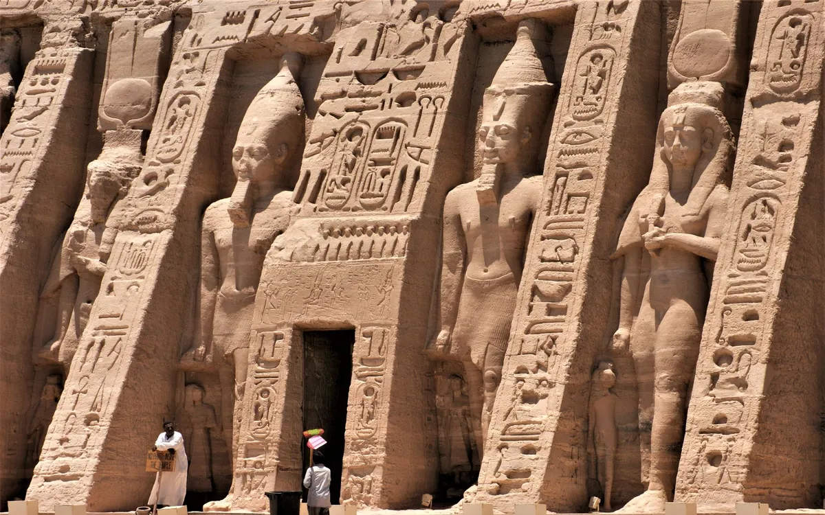 A temple beside Lake Nasser