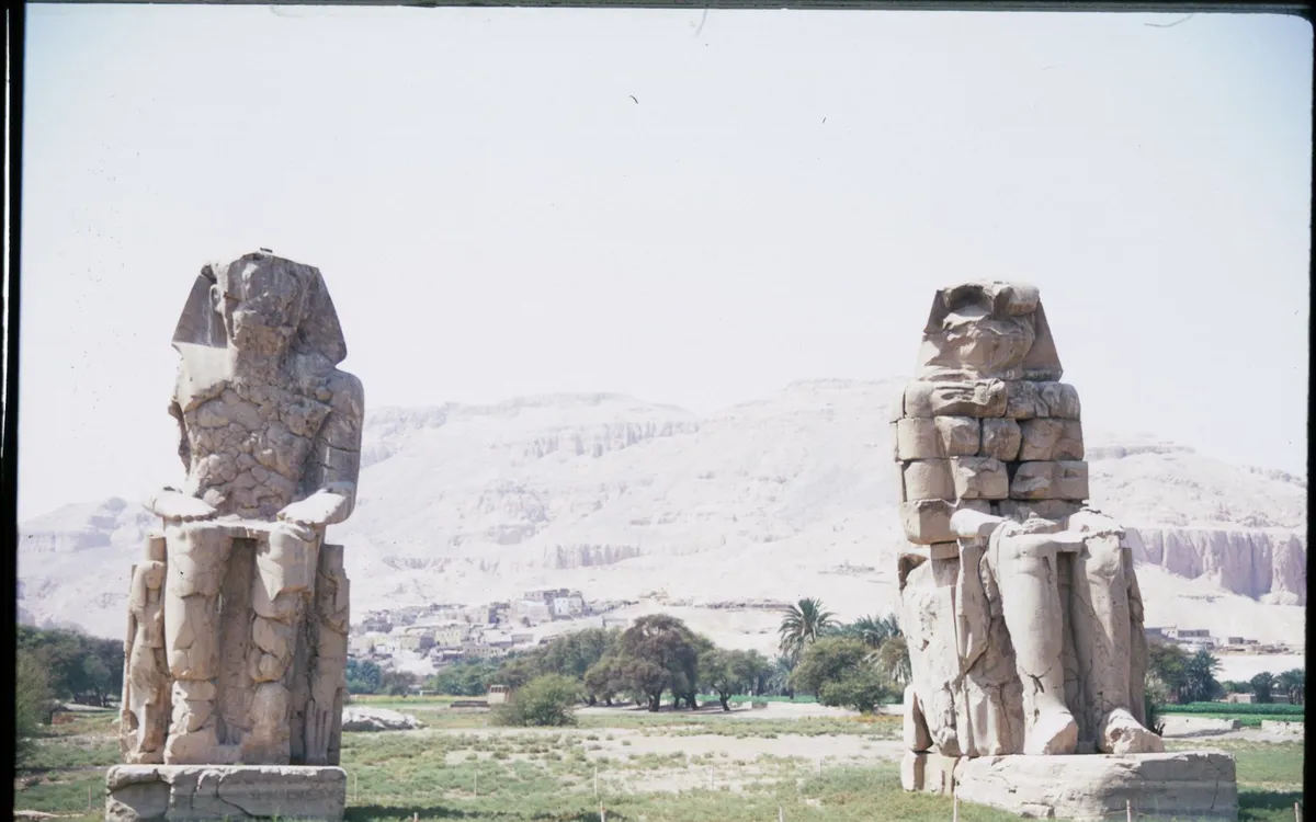 The colossus of Ramesses II at Memphis